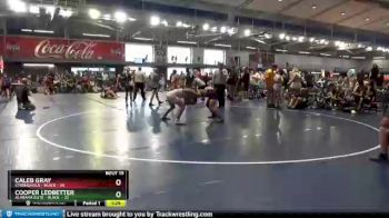 108 lbs 2nd Wrestleback (16 Team) - Caleb Gray, Stronghold - Black vs Cooper Ledbetter, Alabama Elite - Black&nbsp;