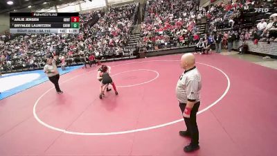 3A 115 lbs 3rd Place Match - Arlie Jensen, Grantsville vs Brynlee Lauritzen, Canyon View