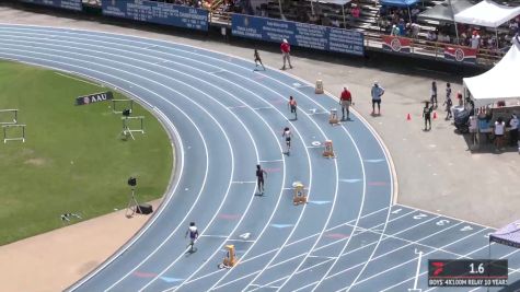 Youth Boys' 4x100m Relay, Semi-Finals 4 - Age 10