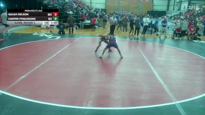 125 lbs Cons. Round 3 - Carter Foglesong, NEO vs Isaiah Deleon, Missouri Valley