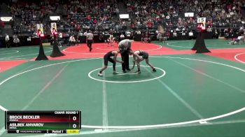 108 lbs Champ. Round 1 - Asilbek Anvarov, MMSA vs Brock Beckler, FOWCA