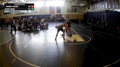152 lbs Cons. Round 5 - Shane Yeager, Commodore Perry Hs vs Wyatt Keem, Cambridge Springs Hs