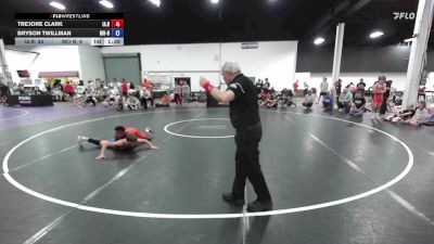 92 lbs Tre'jore Clark, Iowa Red vs Bryson Twillman, Missouri Blue