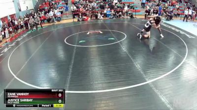 138 lbs Cons. Round 3 - Zane VanHoy, Silverado vs Justice Saribay, Palo Verde