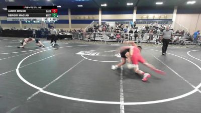 165 lbs Round Of 16 - Jance Novak, Cashmere WC vs Sergio Macias, Mustangs WC