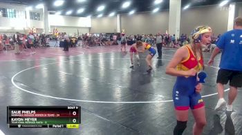 120 lbs Round 3 (8 Team) - Saije Phelps, Nebraska Wonder Women (A Team) vs Kaydn Meyer, Team Iowa Mermaid Mafia