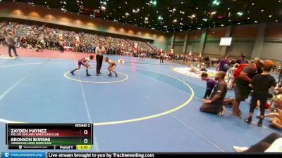 69-74 lbs Round 2 - Bronson Borsini, Yerington Lions Wrestling vs Zayden Maynez, Fallon Outlaws Wrestling Club