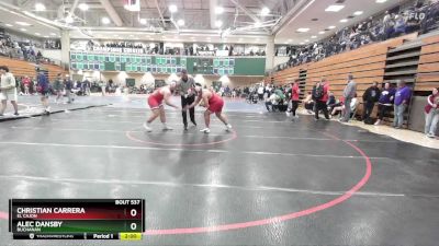 215 lbs Champ. Round 3 - Alec Dansby, Buchanan vs Christian Carrera, El Cajon