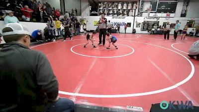 49 lbs Consi Of 4 - Jett Bogart, Dark Cloud Wrestling Club vs Troy Hall, Claremore Wrestling Club