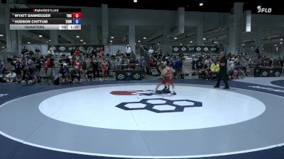 45 lbs Quarters - Wyatt Dannegger, Team Missouri Select vs Hudson Chittum, Tennessee