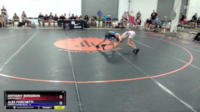 102 lbs Round 3 (8 Team) - Anthony Bergeron, Ohio Scarlet vs Alex Marchetti, Pennsylvania Blue