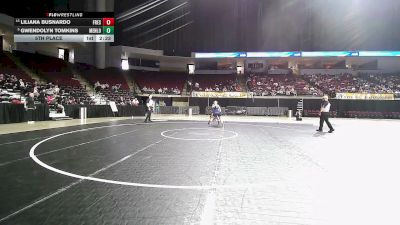 138 lbs 5th Place - Liliana Busnardo, Fresno State vs Gwendolyn Tomkins, Menlo College