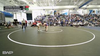 140 lbs 5th Place Match - Raygen Meza-McDermott, Garden City vs Alejandra Delarosa, Dodge City