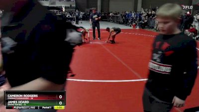 80 lbs 1st Place Match - James Hoard, Grand Rapids vs Cameron Rodgers, Chaska/Chanhassen