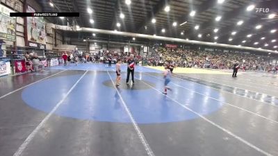 90 lbs Quarterfinal - Brayden Beek, Douglas Wrestling Club vs Royce Portwine, Dickinson Wrestling Club