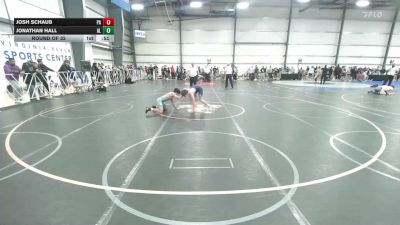100 lbs Round Of 32 - Josh Schaub, PA vs Jonathan Hall, AL