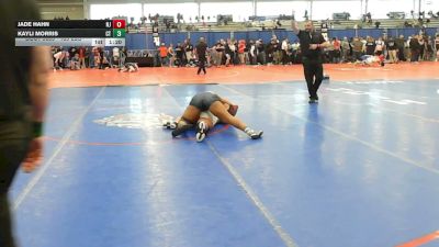 185 lbs 3rd Place - Jade Hahn, NJ vs Kayli Morris, CT