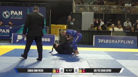 Zoe Yee Chan Eayrs vs Carlie Ann Frech 2025 Pan Jiu Jitsu IBJJF Championship