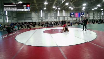 72 kg Cons. Sub-rd Of 16 - Brooke Howard, NWWC vs Cameron Massie, Cowgirls Wrestling Club