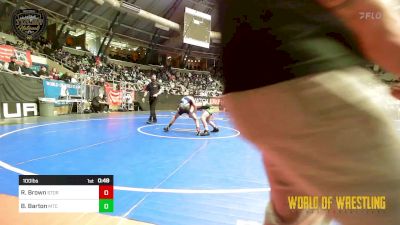 100 lbs Consi Of 8 #2 - Raymond Brown, Storm Wrestling Center vs Blaine Barton, MTC