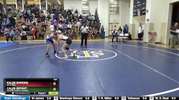 122 lbs Champ. Round 1 - Caleb Bryant, Elmore County School vs Kaleb Emmons, W. S. Neal
