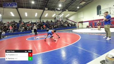 106 lbs Semifinal - Brayden Franklin, Bixby Boys vs Broderick Perkins, Union