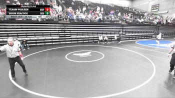 3A 120 lbs Cons. Semi - Teagin Poulsen, North Sanpete vs Dixon Peacock, Emery