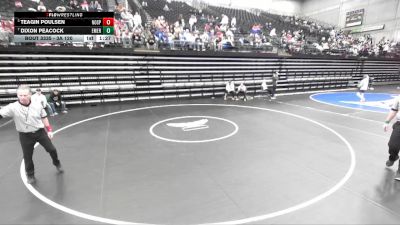 3A 120 lbs Cons. Semi - Teagin Poulsen, North Sanpete vs Dixon Peacock, Emery