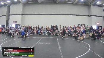 107 lbs Semifinal - Zander Norwood, Cane Bay Cobras vs Eli Lorang, KC Elite Training Center