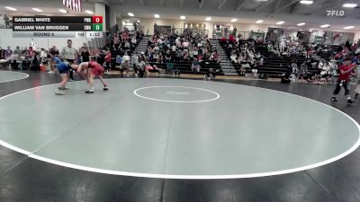 115 lbs Round 5 - William Van Bruggen, Siouxland Wrestling Academy vs Gabriel White, Purler Wrestling Academy