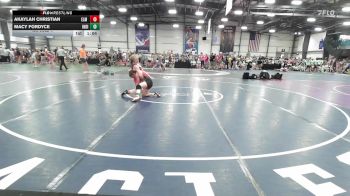 120 lbs Rr Rnd 1 - Akaylah Christian, Elm Street Grapplers vs Macy Fordyce, Indiana Outlaws Purple