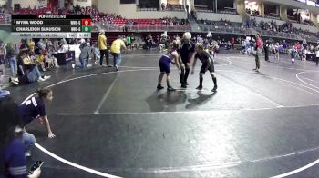 94-103 lbs Round 3 - Charleigh Slauson, Norris Wrestling Club - Girls vs Myra Wood, Waverly Wrestling Club - Girls