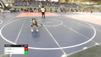 70 lbs Rr Rnd 3 - Kobe Lemer, ReZults Wrestling vs McKinley Moss, Maverick Elite Wrestling