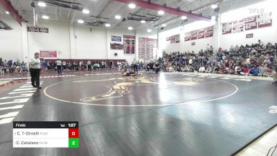 165 lbs Final - Cooper Theriault-Dinielli, Plainville vs Chase Catalano, Old Lyme