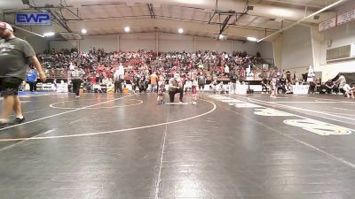 40 lbs Rr Rnd 5 - Daxton Cape, Claremore Wrestling Club vs Wyatt Johnson, Skiatook Youth Wrestling