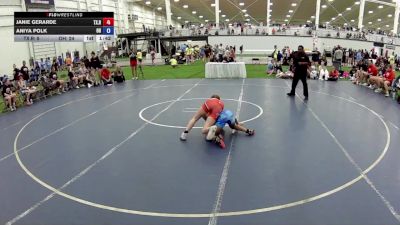 110 lbs Janie Gerarde, Texas Red vs Aniya Polk, Ohio