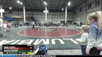 69 lbs Round 3 - Jesse Thomas, CROSSFACE Wrestling Club vs Reagan Tranter, Patriot Wrestling Club