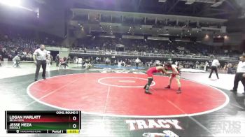 126 lbs Cons. Round 5 - Jesse Meza, Oakdale vs Logan Marlatt, Bella Vista