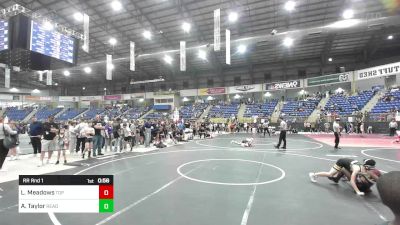 90 lbs Rr Rnd 1 - Landon Meadows, Top Notch WC vs Aidyn Taylor, Ready RP Nationals Wrestling Team