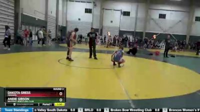 120-132 lbs Round 2 - Dakota Gress, Maulers vs Andie Gibson, Beatrice ...