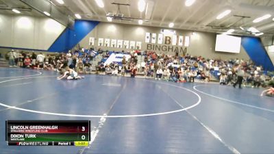 70 lbs Quarterfinal - Lincoln Greenhalgh, Stallions Wrestling Club vs Dixon Turk, Westlake