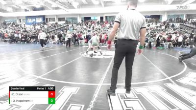 157 lbs Quarterfinal - Cache Olson, Westlake vs Oakley Hegstrom, Copper Hills