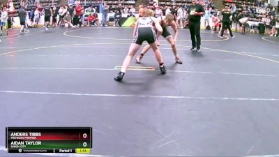 145 lbs Champ. Round 1 - Anders Tibbs, Michigan Premier vs Aidan Taylor, Union City