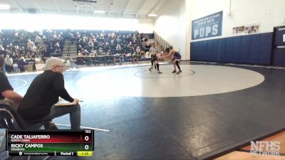 132 lbs Semifinal - Cade Taliaferro, North Creek vs Ricky Campos, Issaquah