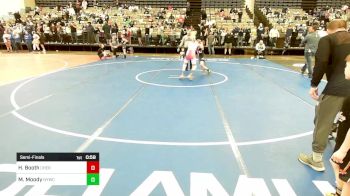 78-86 lbs Semifinal - Harper Booth, Cherokee vs Madison Moody, Neshaminy Youth Wrestling