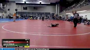 40 lbs Round 4 - Claire Dustin, St. Cloud Tech vs Bodyn Doblar, WML (Windom/Mountain Lake)