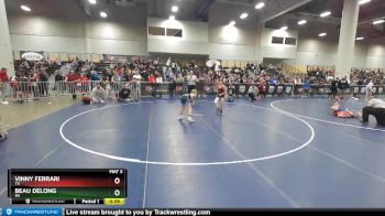 92 lbs Champ. Round 2 - Beau DeLong, WI vs Vinny Ferrari, TX