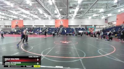 133 lbs Cons. Round 1 - John Schneider, Williams College vs Kenji Walters, RIT