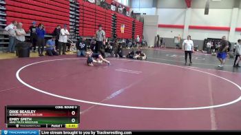 50 lbs Cons. Round 3 - Emry Smith, Arab Youth Wrestling vs Dixie Beasley, Blackman Wrestling Club