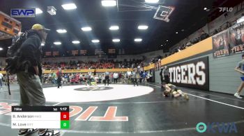 73 lbs Rr Rnd 1 - Bryce Anderson, Madill Takedown vs Maddox Love, Standfast